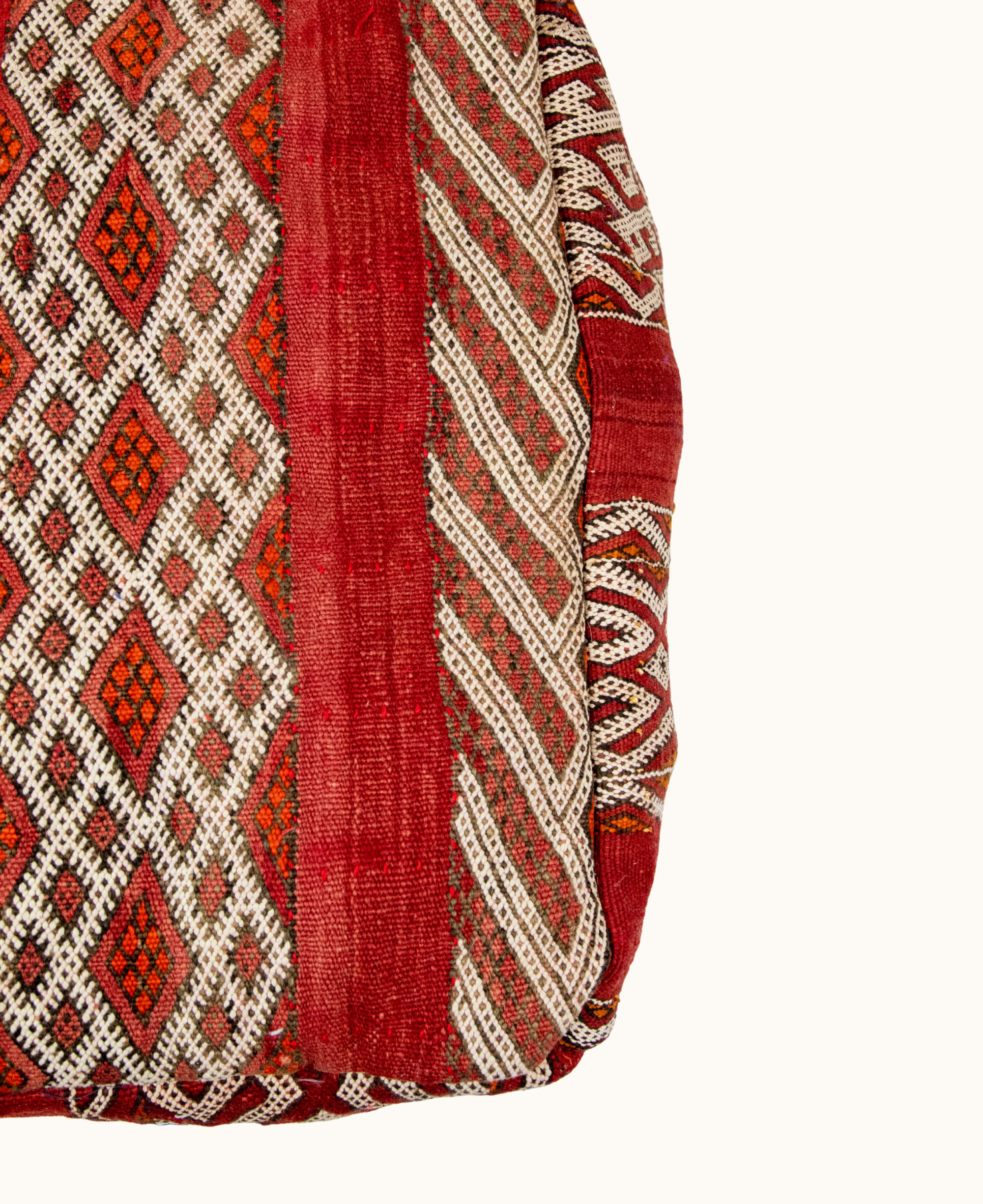 Handmade Moroccan Vintage Floor Cushion Pouf - 02
