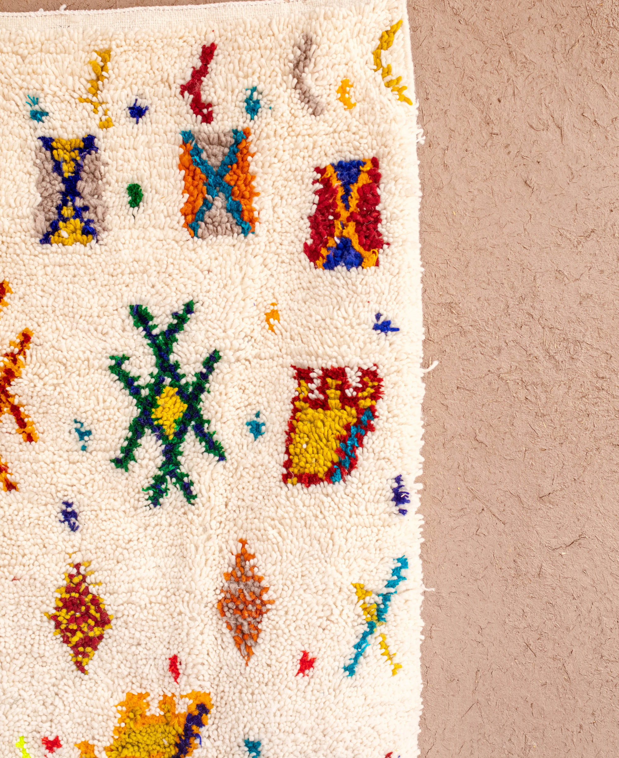 Moroccan Berber Beni Ourain Rug
