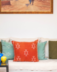 Handmade Moroccan Cactus Silk Cushion Cover - 14