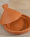 Traditional Moroccan Cooking Tagine – Unglazed Terracotta 30cm