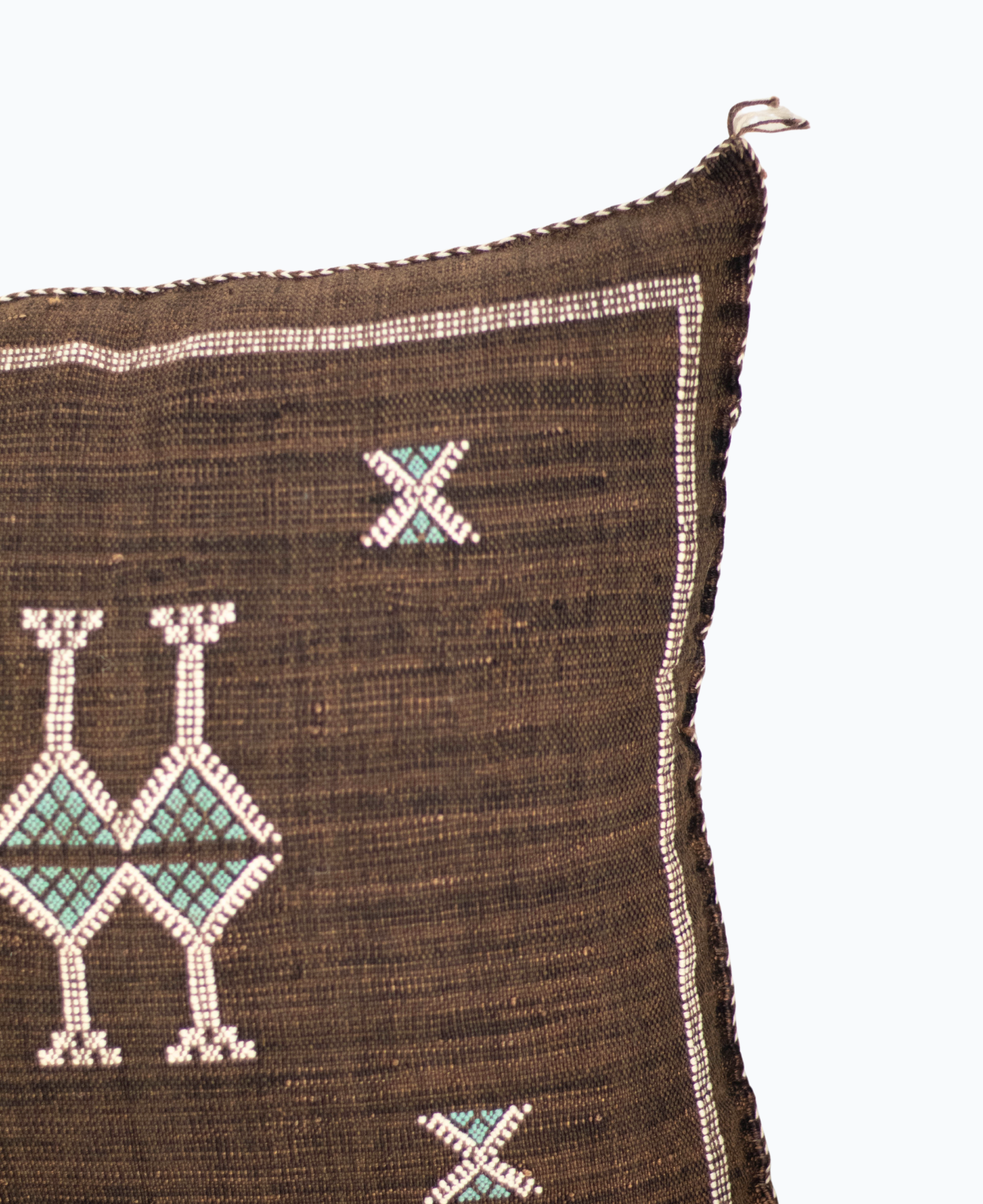 Handmade Moroccan Cactus Silk Cushion Cover - 26
