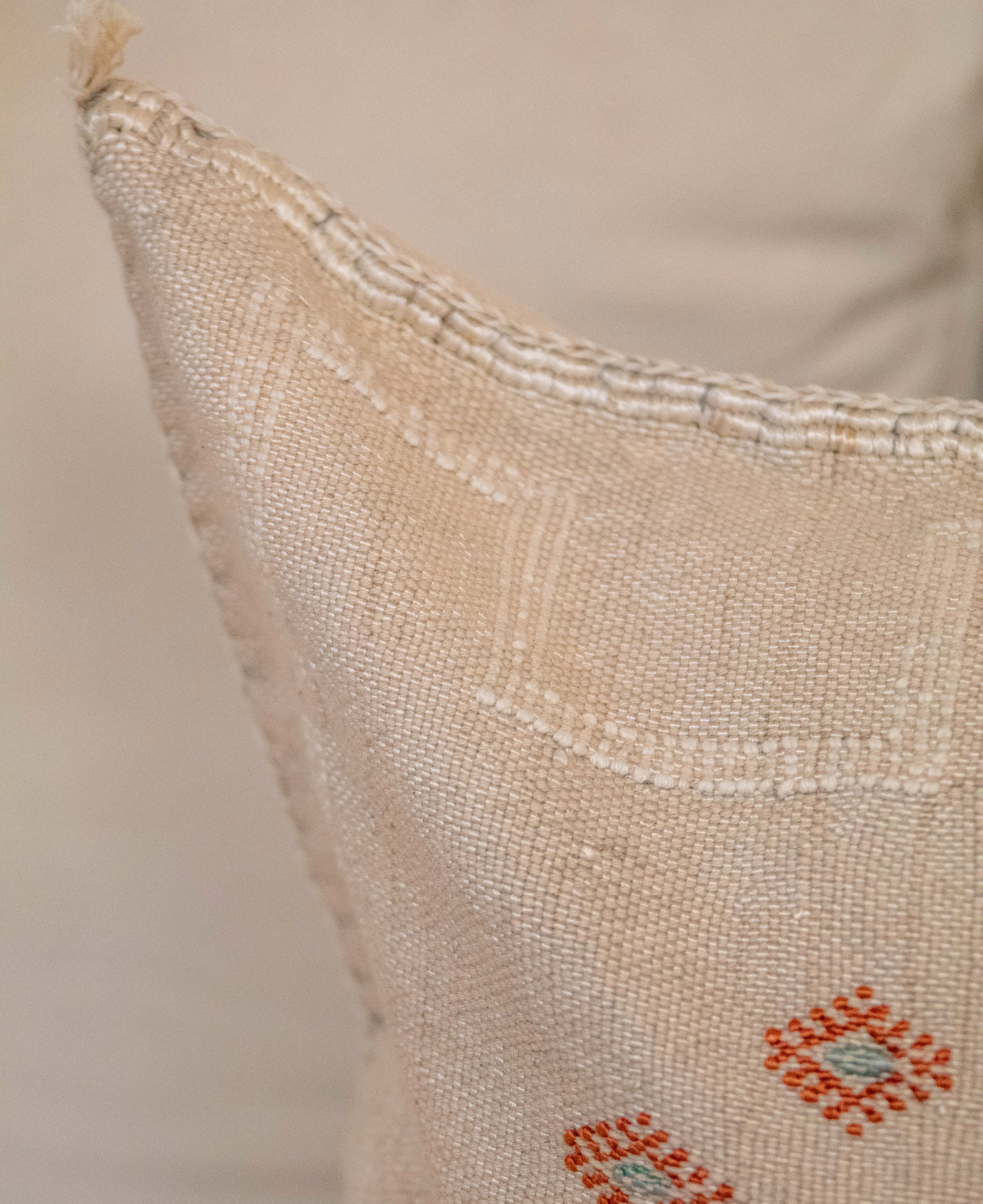 Handmade Moroccan Cactus Silk Cushion Cover – Luxury Sabra Pillow