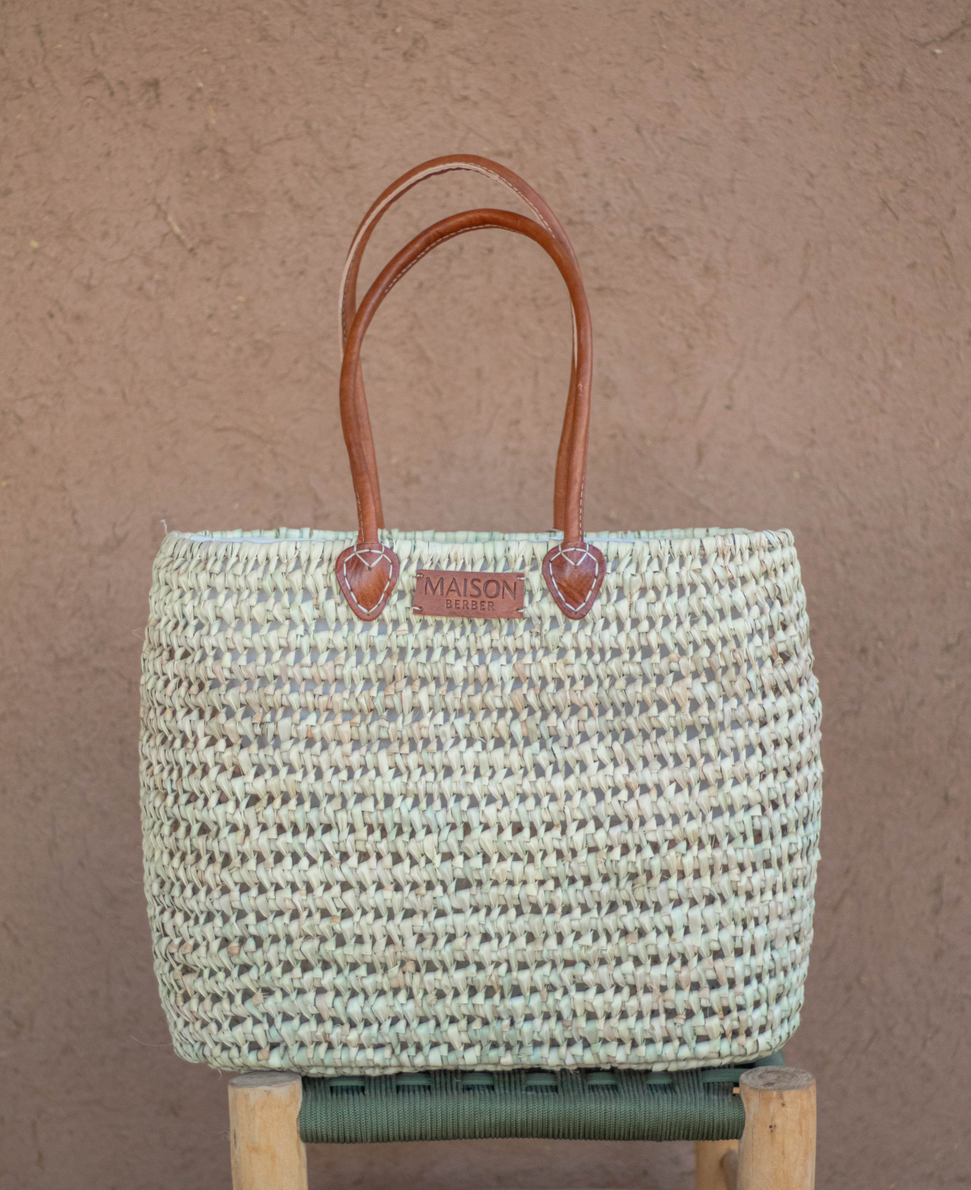 Handmade Straw Shoppers Bags