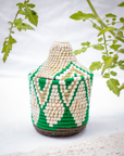 Hand -Woven Moroccan Wool Pot - 019