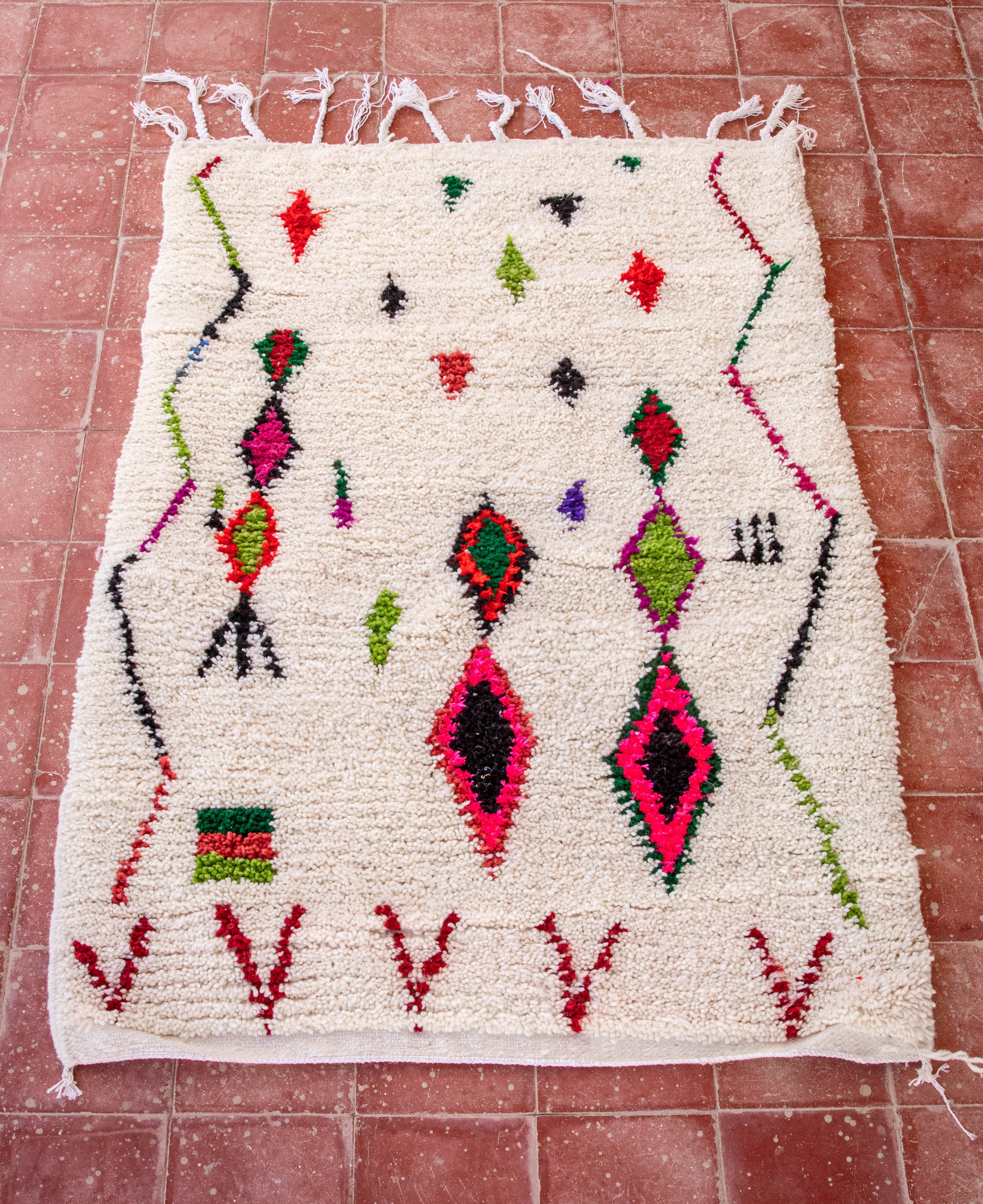 Moroccan Berber Beni Ourain Rug