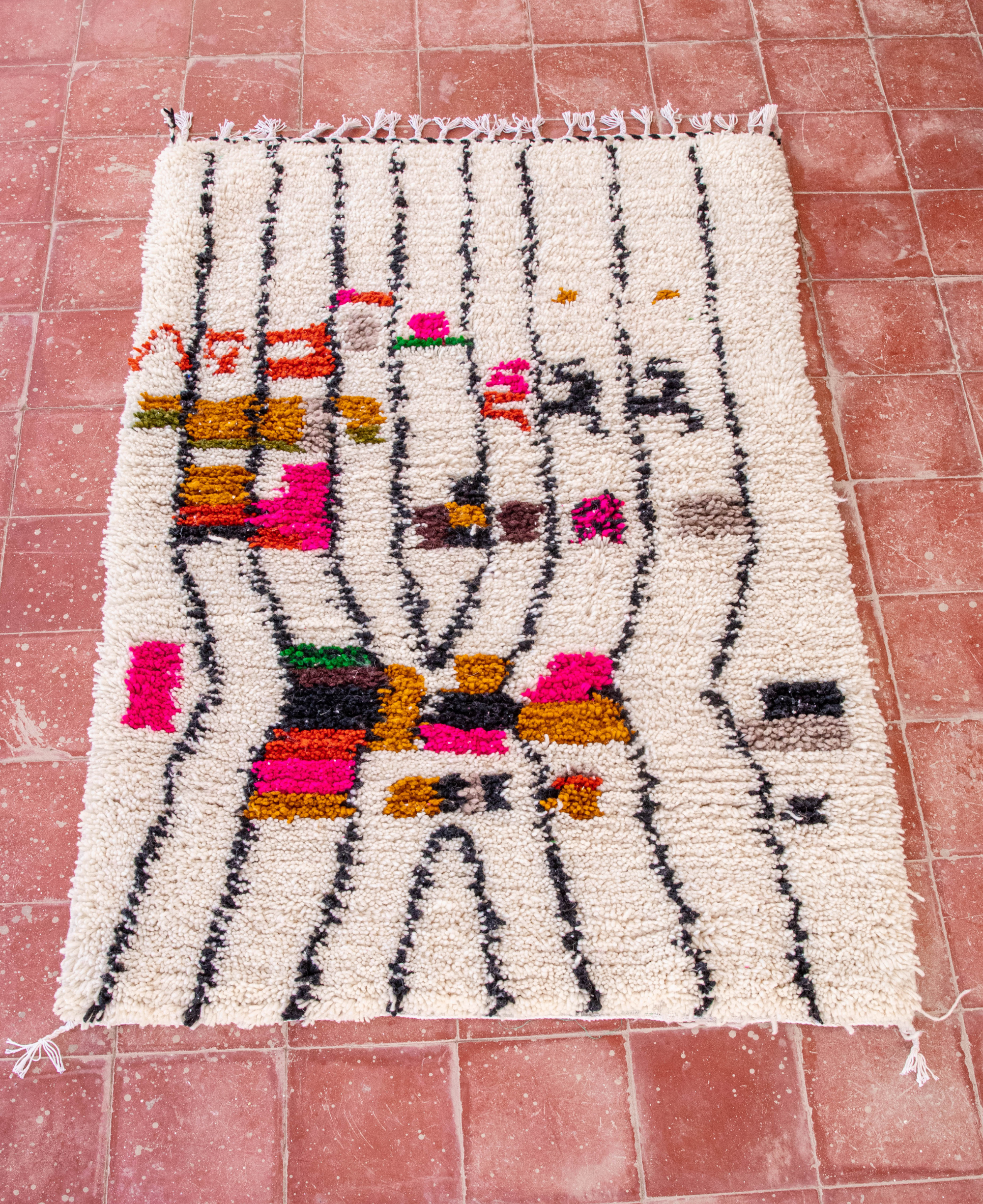 Moroccan Berber Beni Ourain Rug