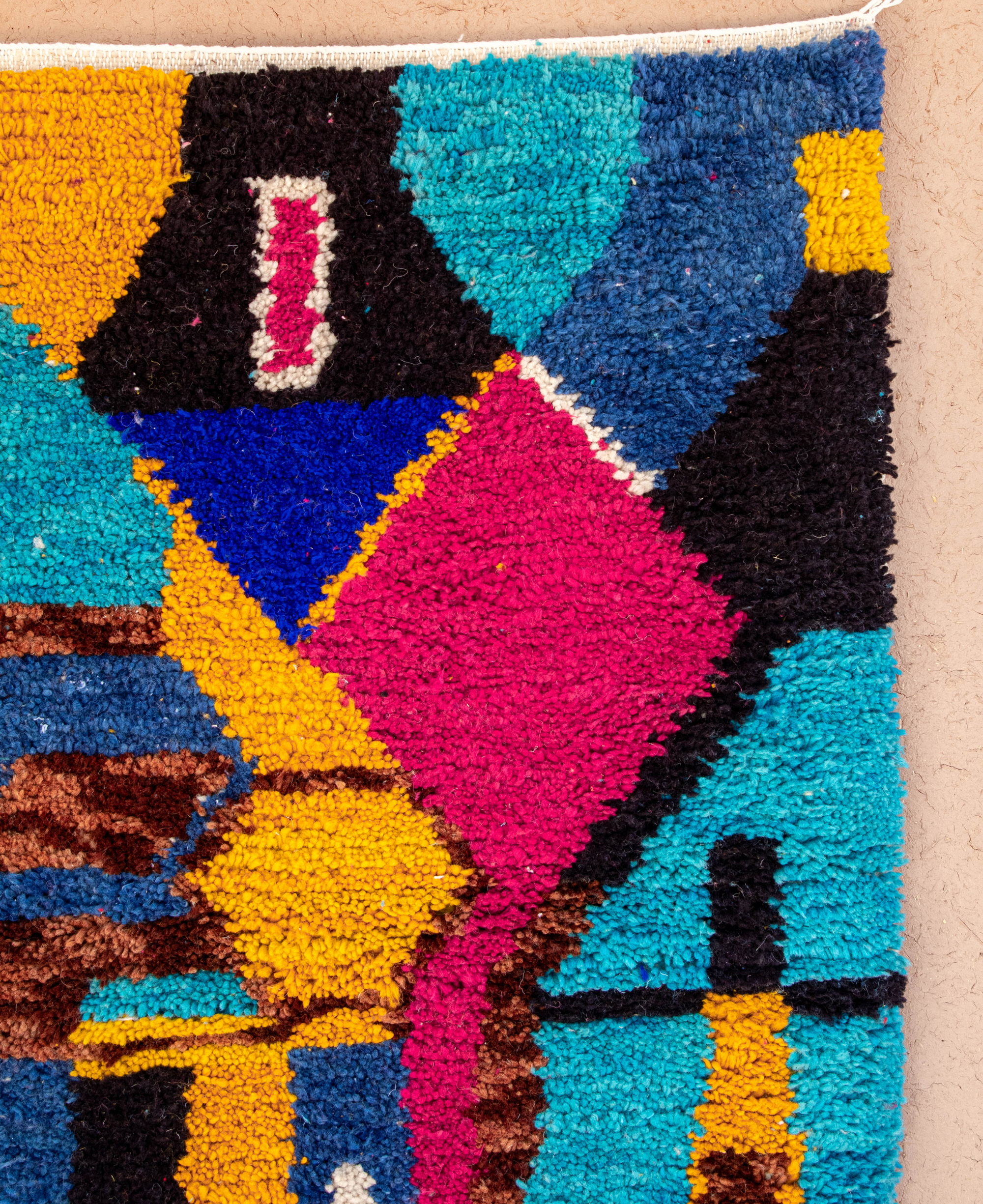 Moroccan Berber Beni Ourain Rug