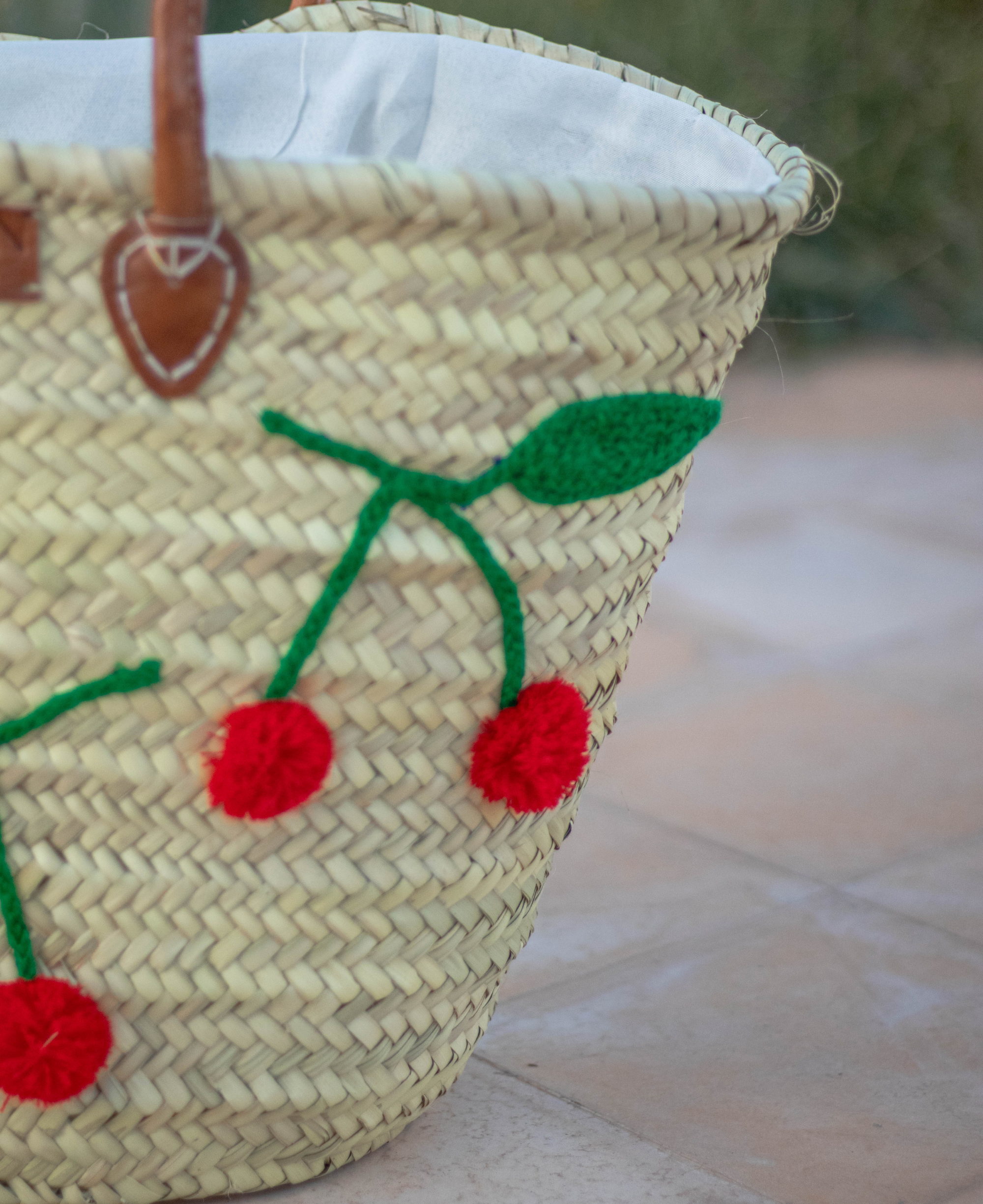 Straw Shopper Baskets