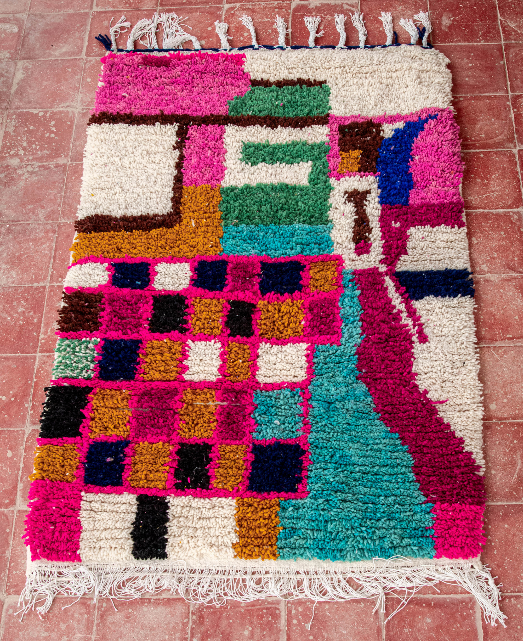 Moroccan Berber Beni Ourain Rug