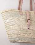 Handwoven Parisienne Shopper Baskets