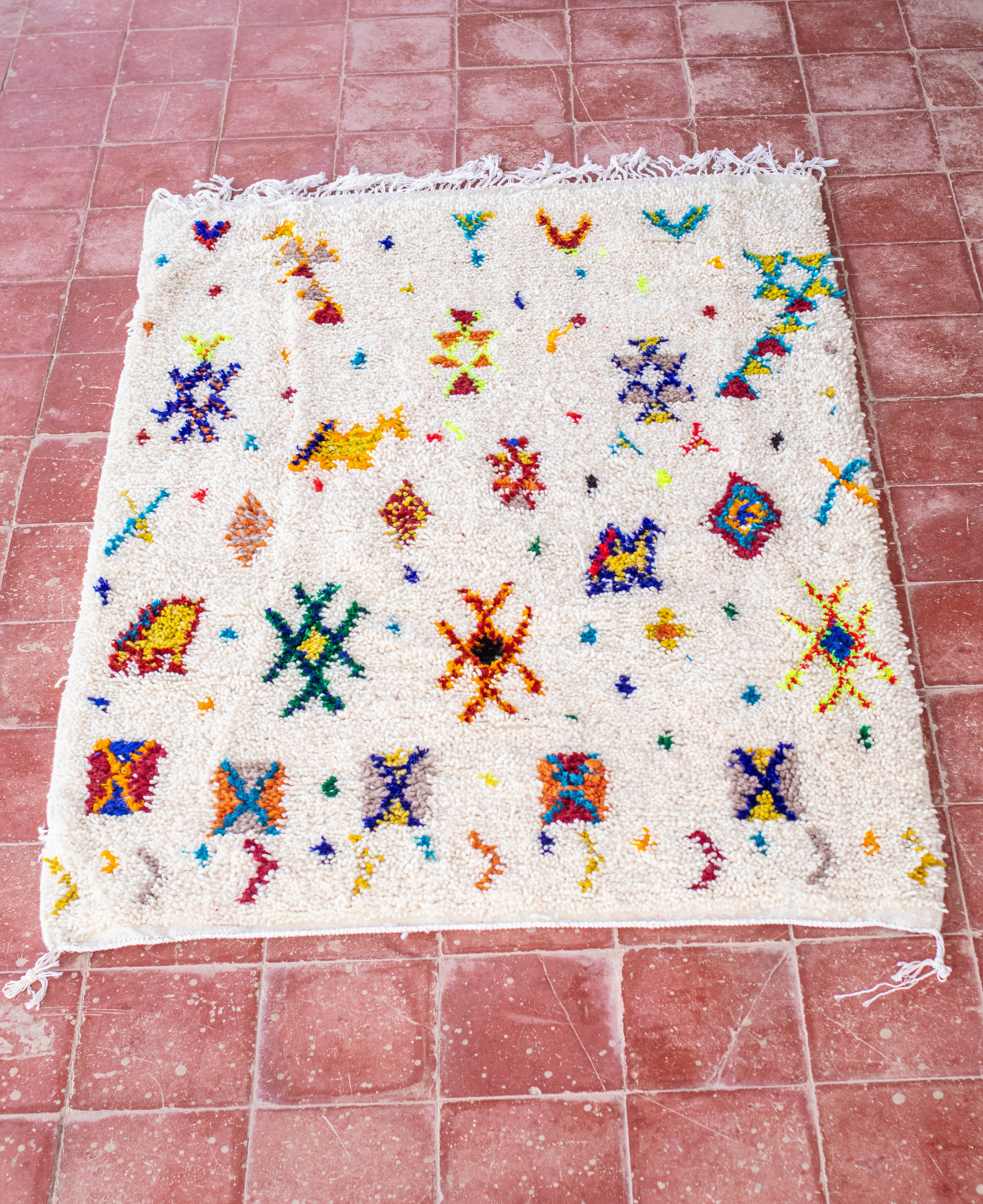 Moroccan Berber Beni Ourain Rug