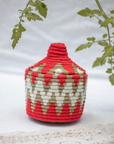 Hand-Woven Moroccan Wool Pot - 024