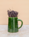 Tazekka Green Moroccan Ceramic Jug