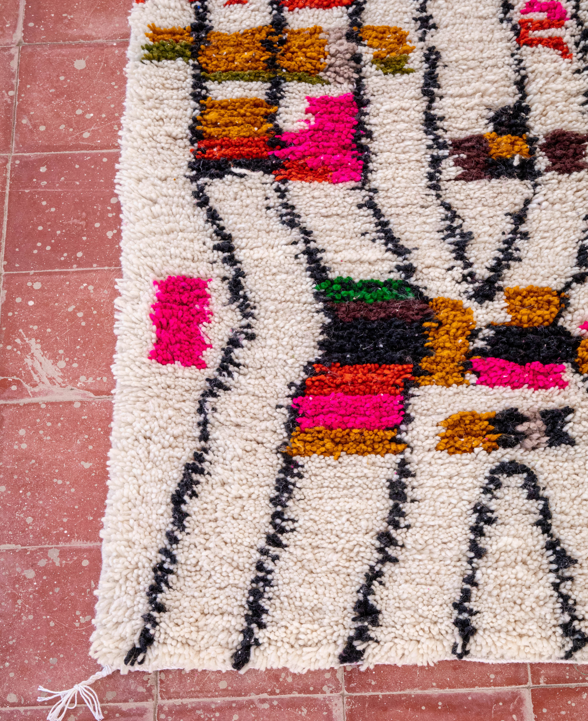 Moroccan Berber Beni Ourain Rug