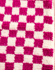 Moroccan Checkered Wool Rug