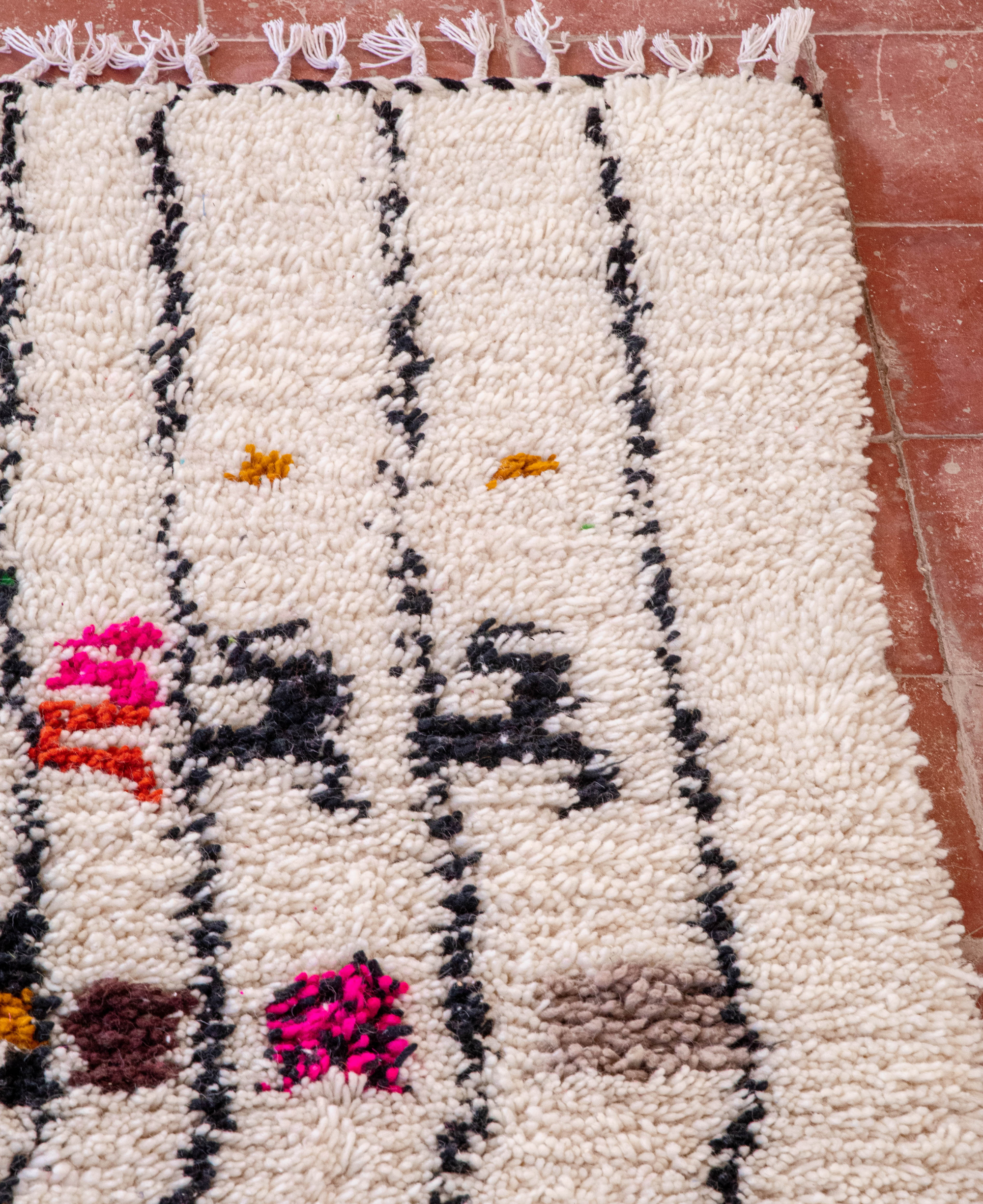Moroccan Berber Beni Ourain Rug