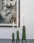 Moroccan Candle Holders - Green 3 Sizes