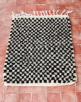 Moroccan Checkered Wool Rug