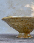 Tamegroute Yellow Ochre Pedestal Bowl