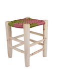 Moroccan Handmade Stool Braided Rope Weaving, 21