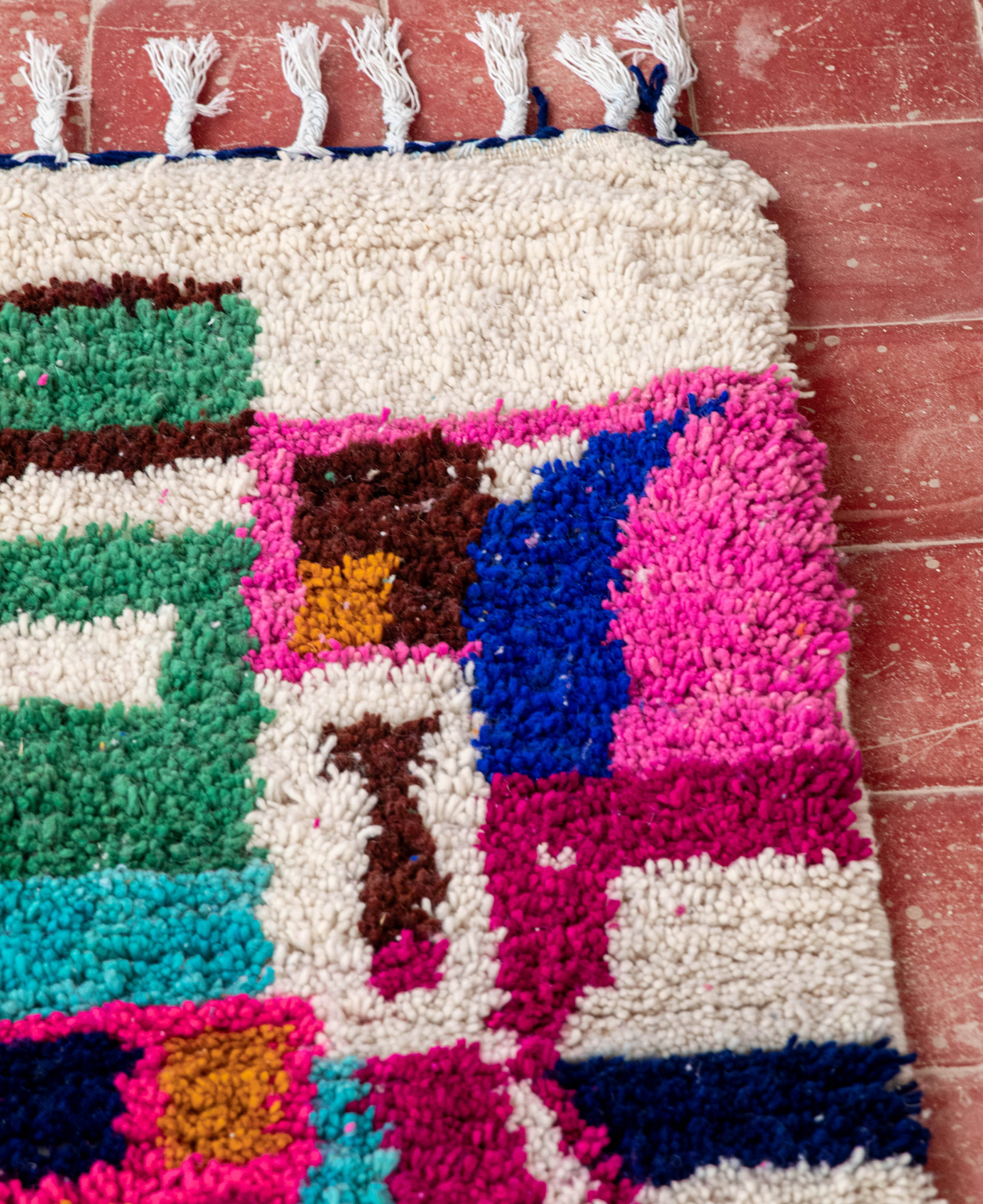 Moroccan Berber Beni Ourain Rug
