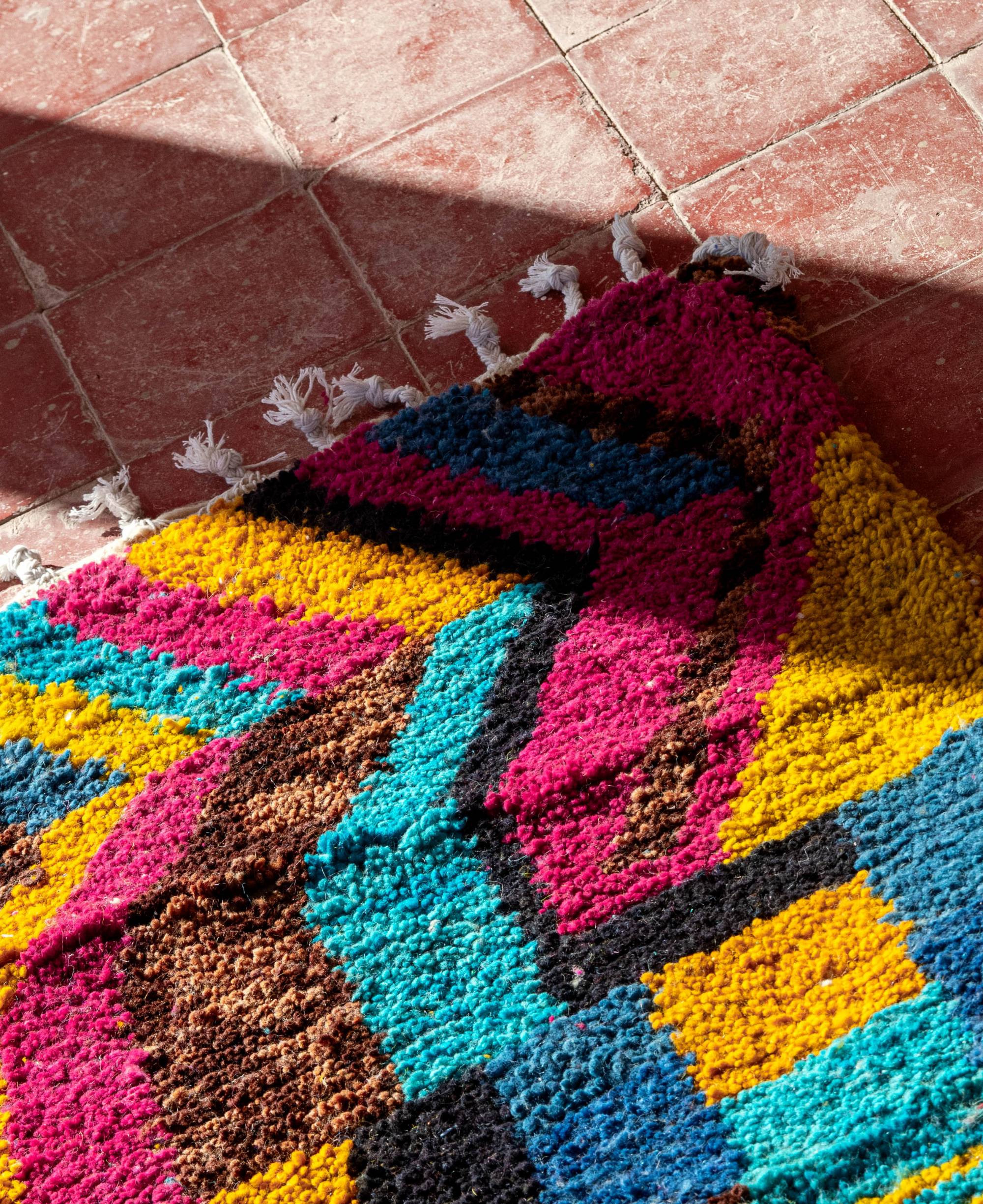 Moroccan Berber Beni Ourain Rug