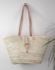 Handwoven Parisienne Shopper Baskets