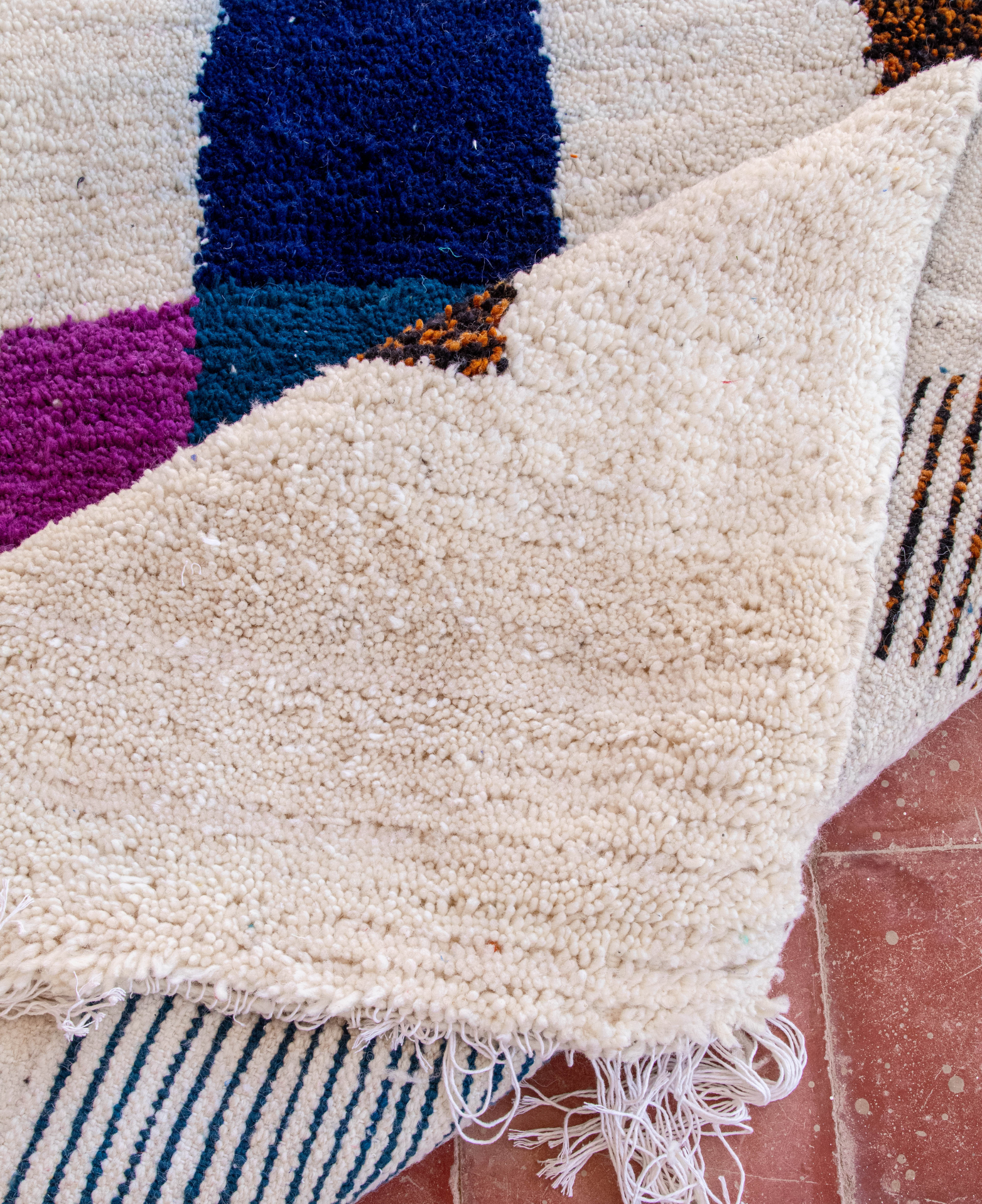 Moroccan Berber Beni Ourain Rug