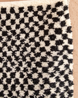 Moroccan Checkered Wool Rug