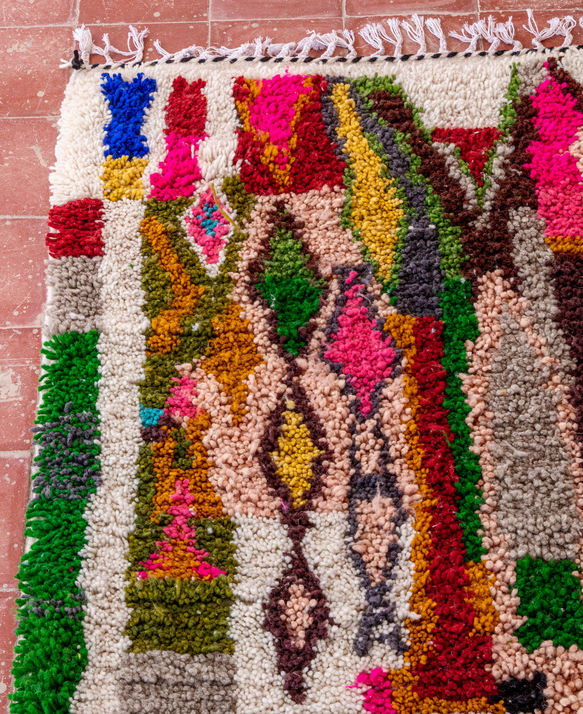 Moroccan Berber Beni Ourain Rug