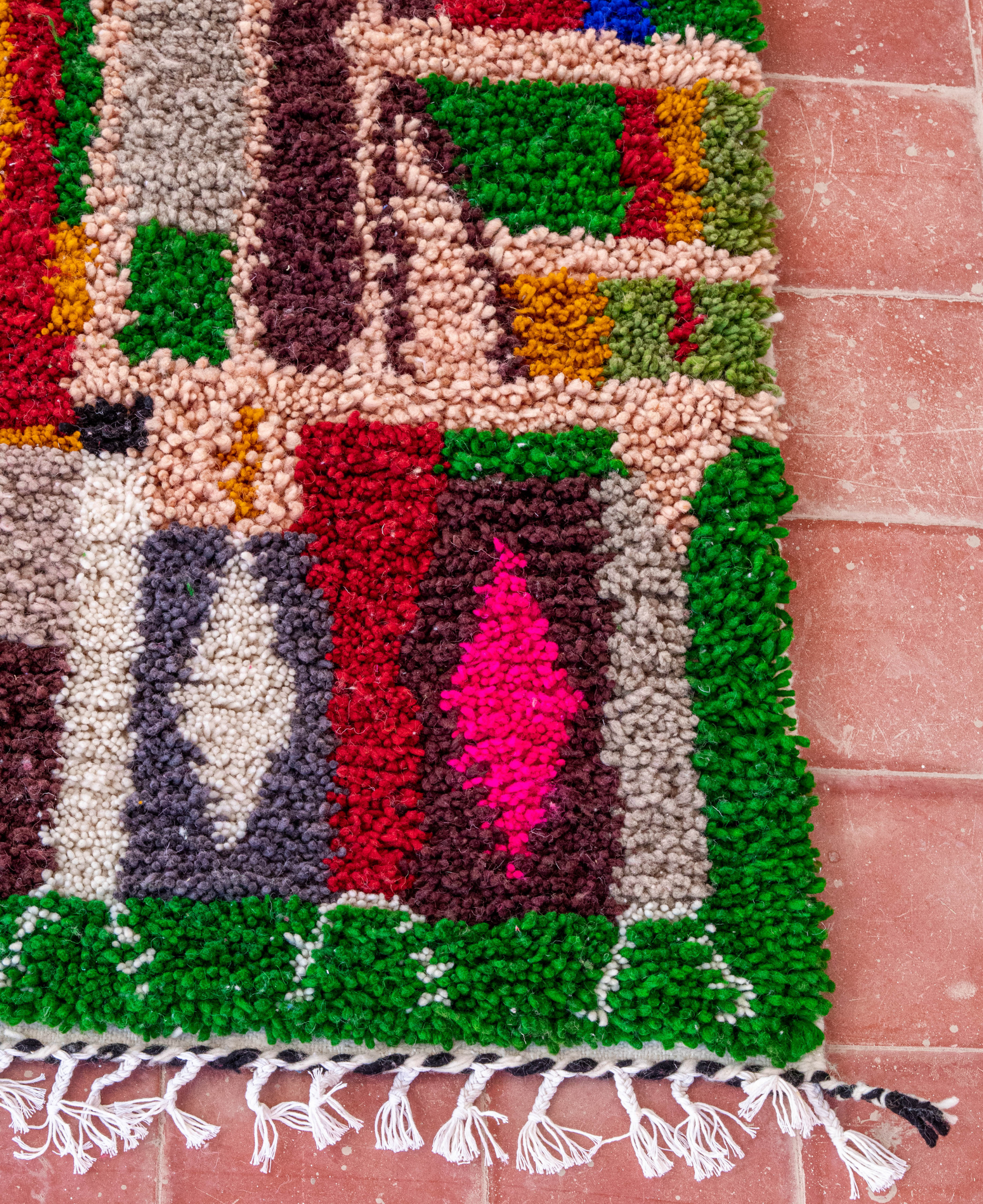Moroccan Berber Beni Ourain Rug