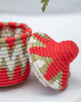 Hand-Woven Moroccan Wool Pot - 024