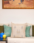 Handmade Moroccan Cactus Silk Cushion Cover 05
