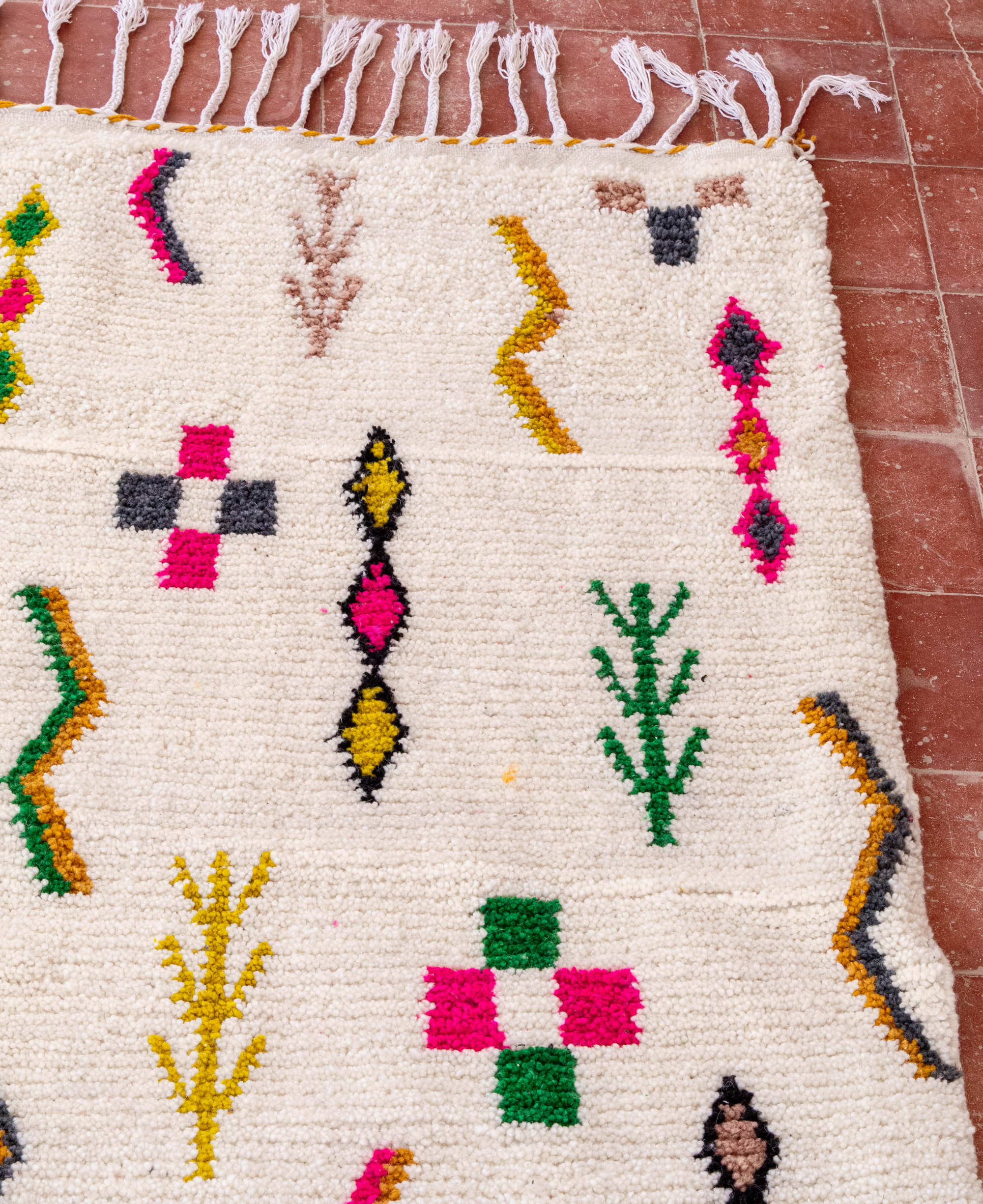 Moroccan Berber Beni Ourain Rug