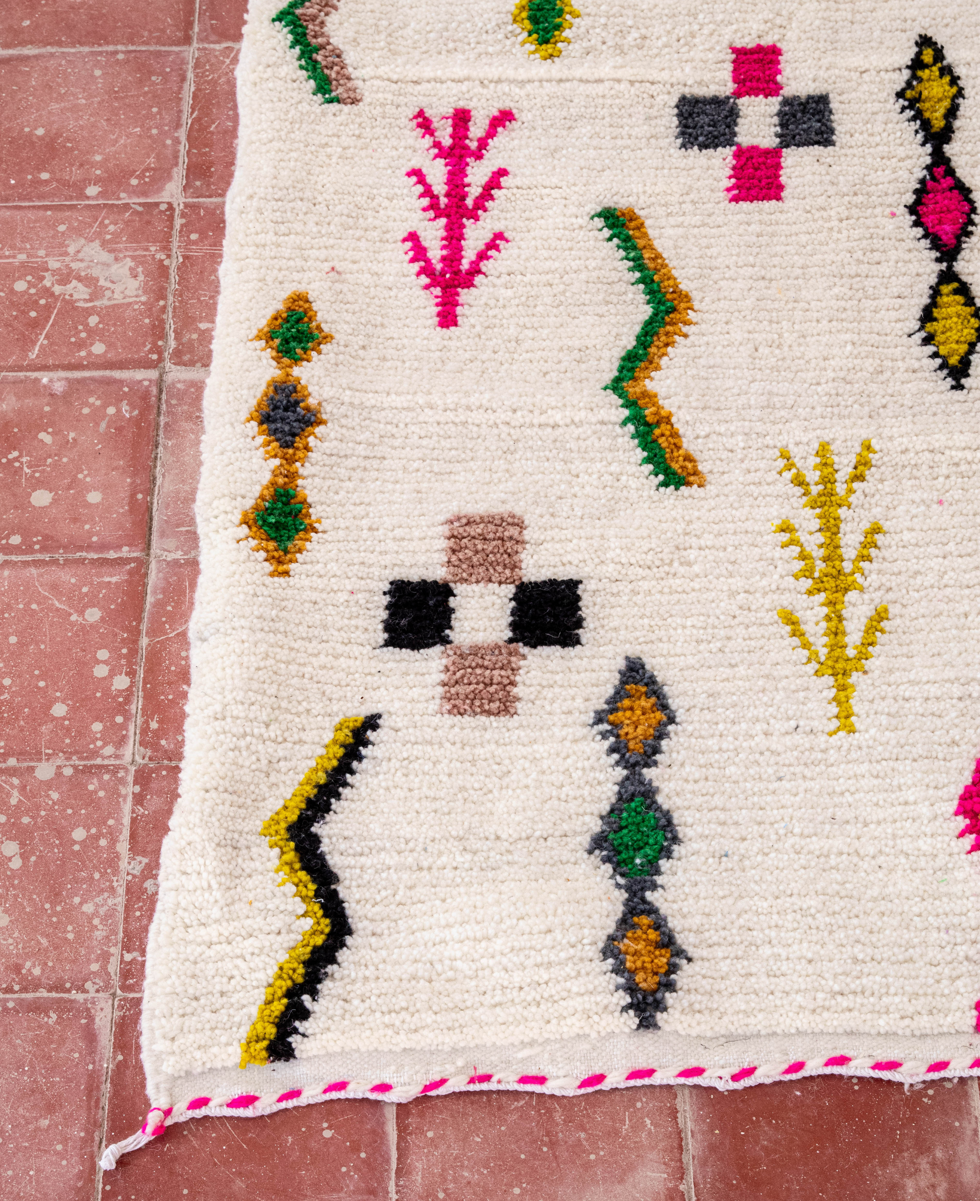 Moroccan Berber Beni Ourain Rug