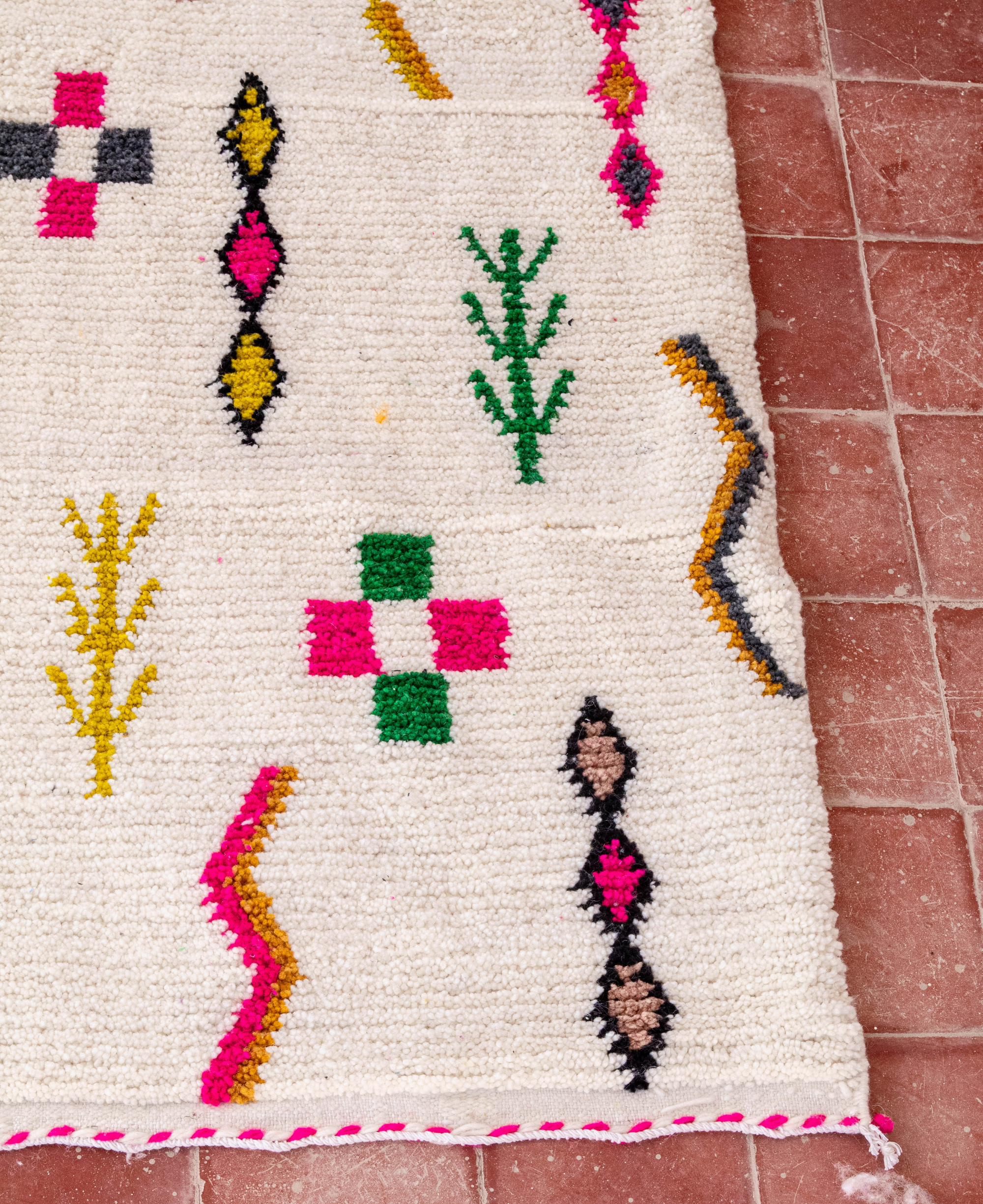 Moroccan Berber Beni Ourain Rug