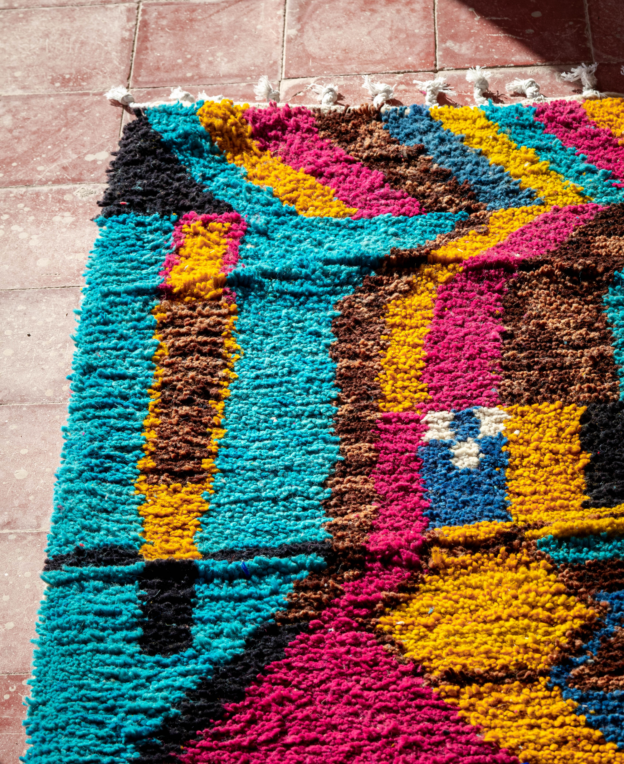Moroccan Berber Beni Ourain Rug