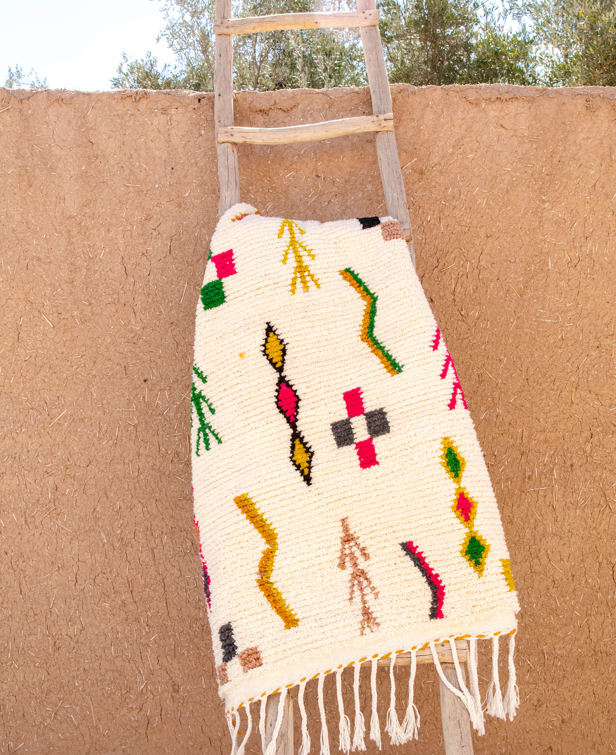 Moroccan Berber Beni Ourain Rug