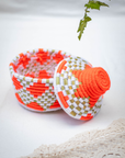 Hand-Woven Moroccan Wool Pot - 025