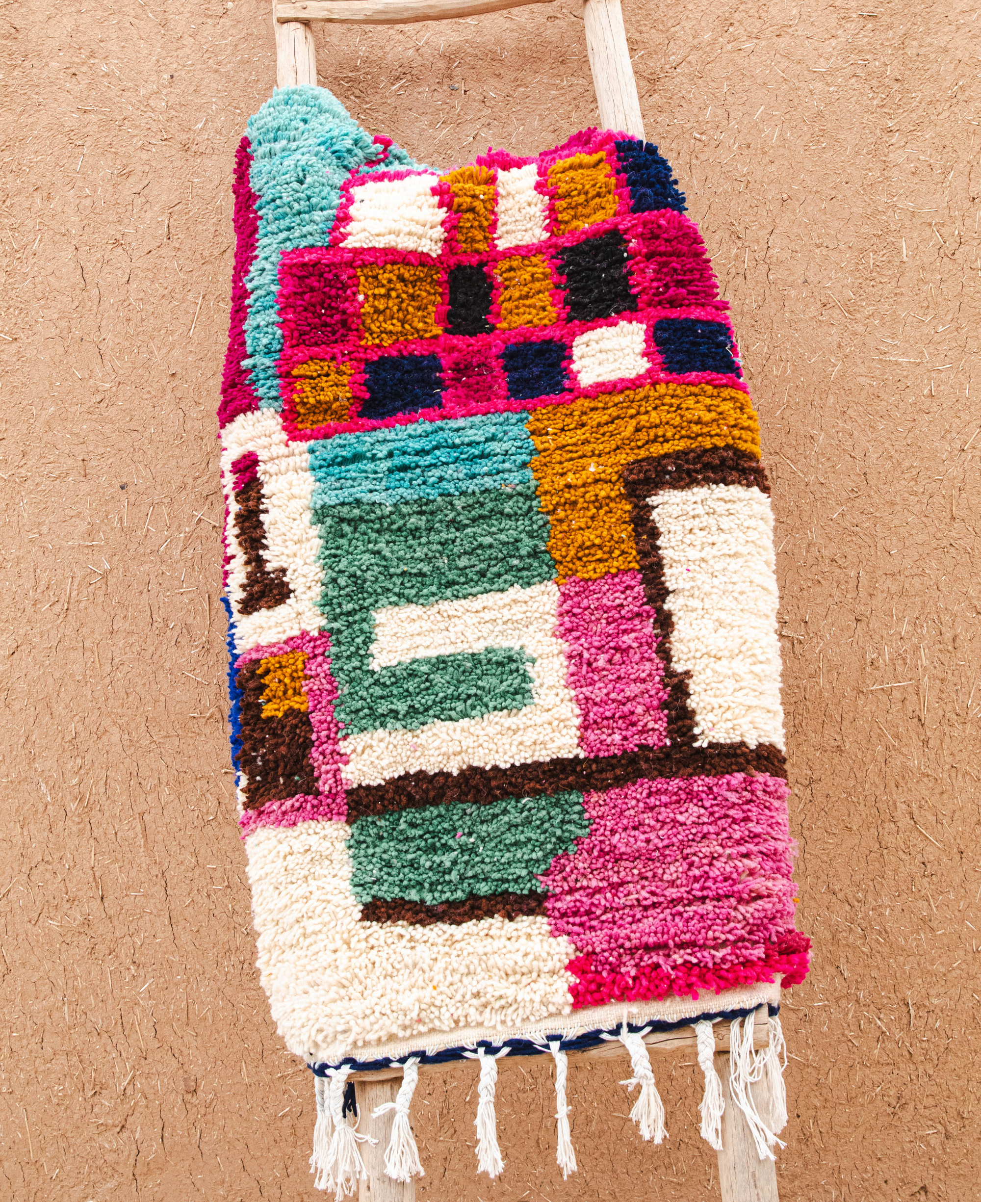 Moroccan Berber Beni Ourain Rug