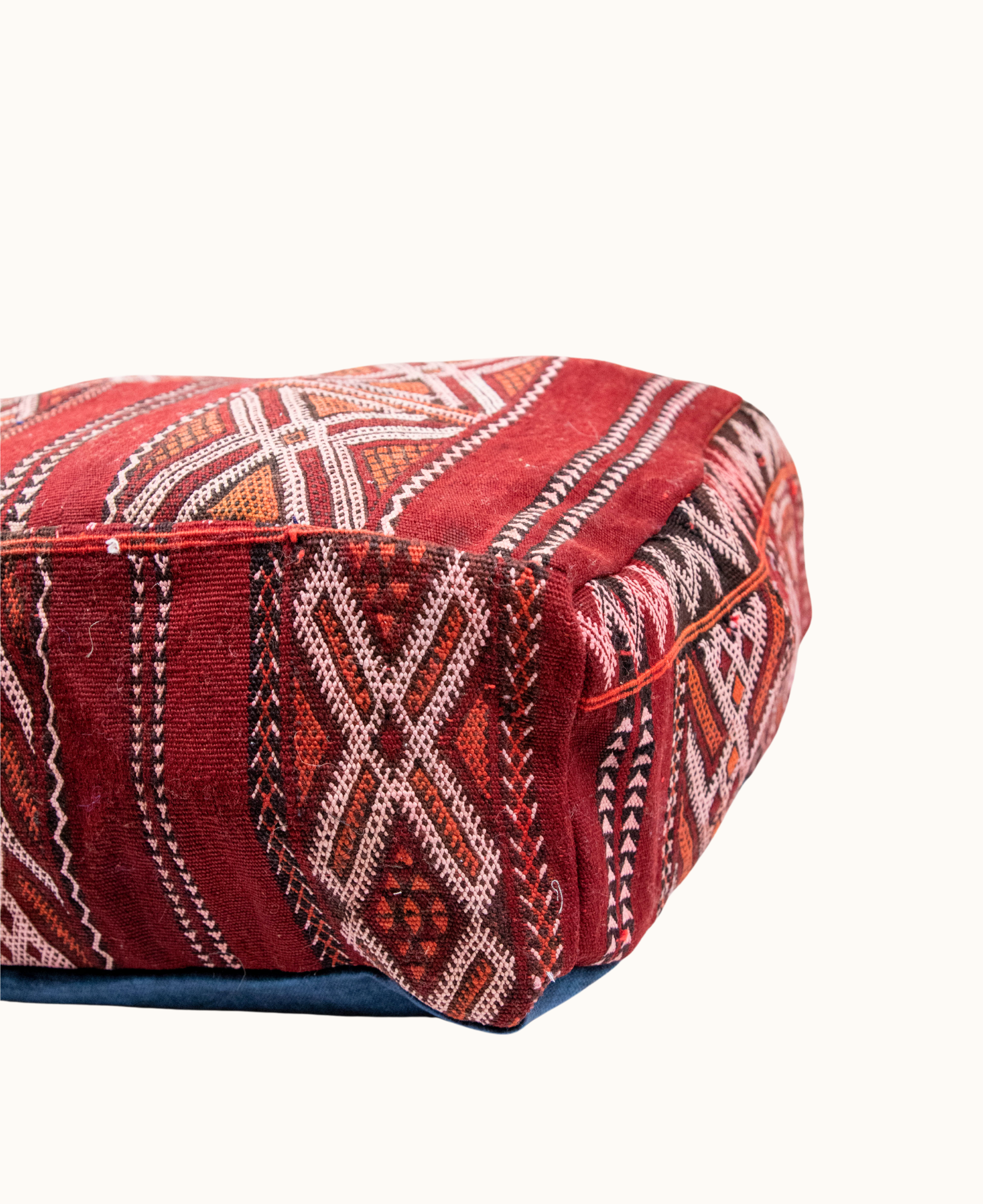 Handmade Moroccan Vintage Floor Cushion Pouf - 03