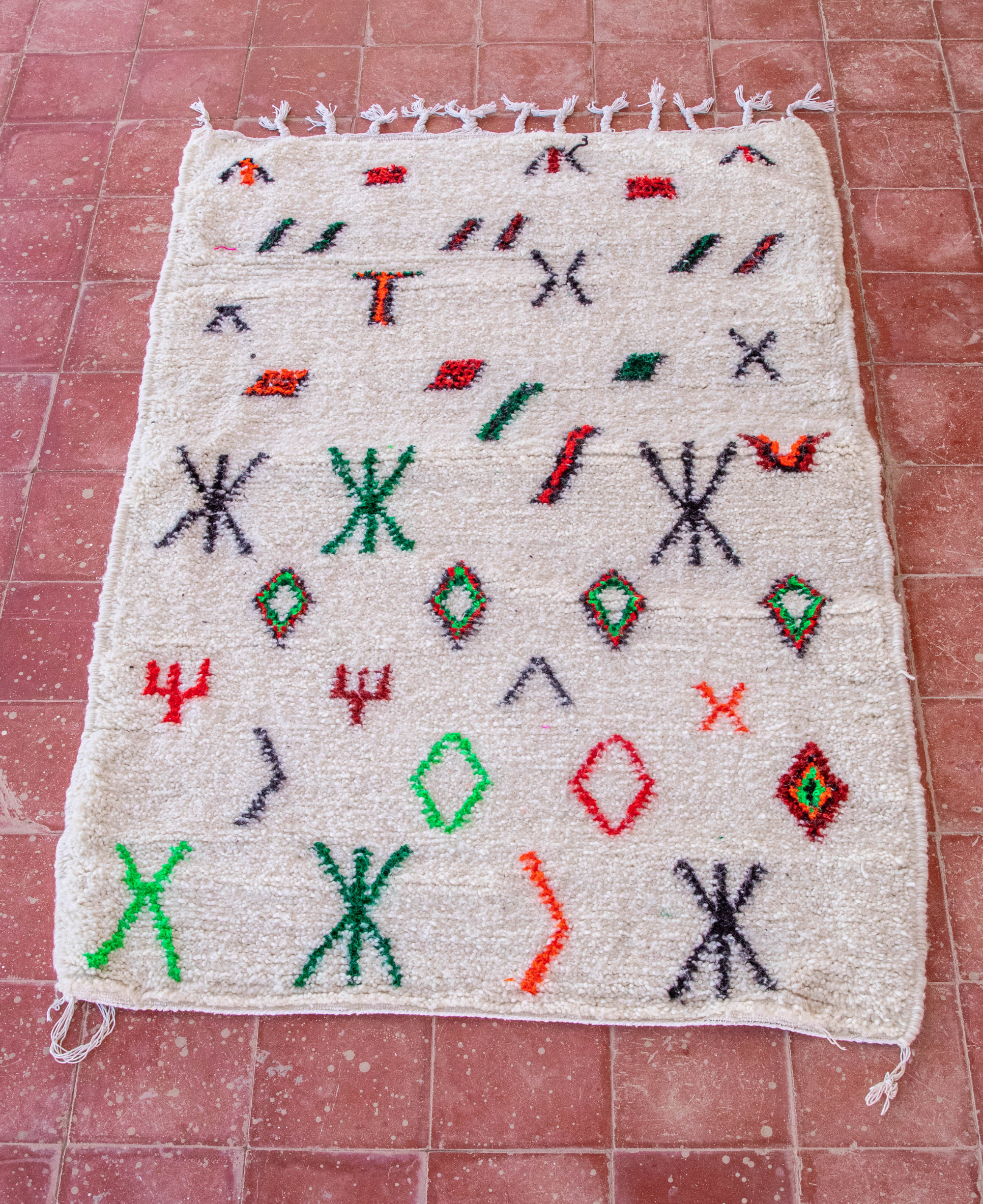 Moroccan Berber Beni Ourain Rug
