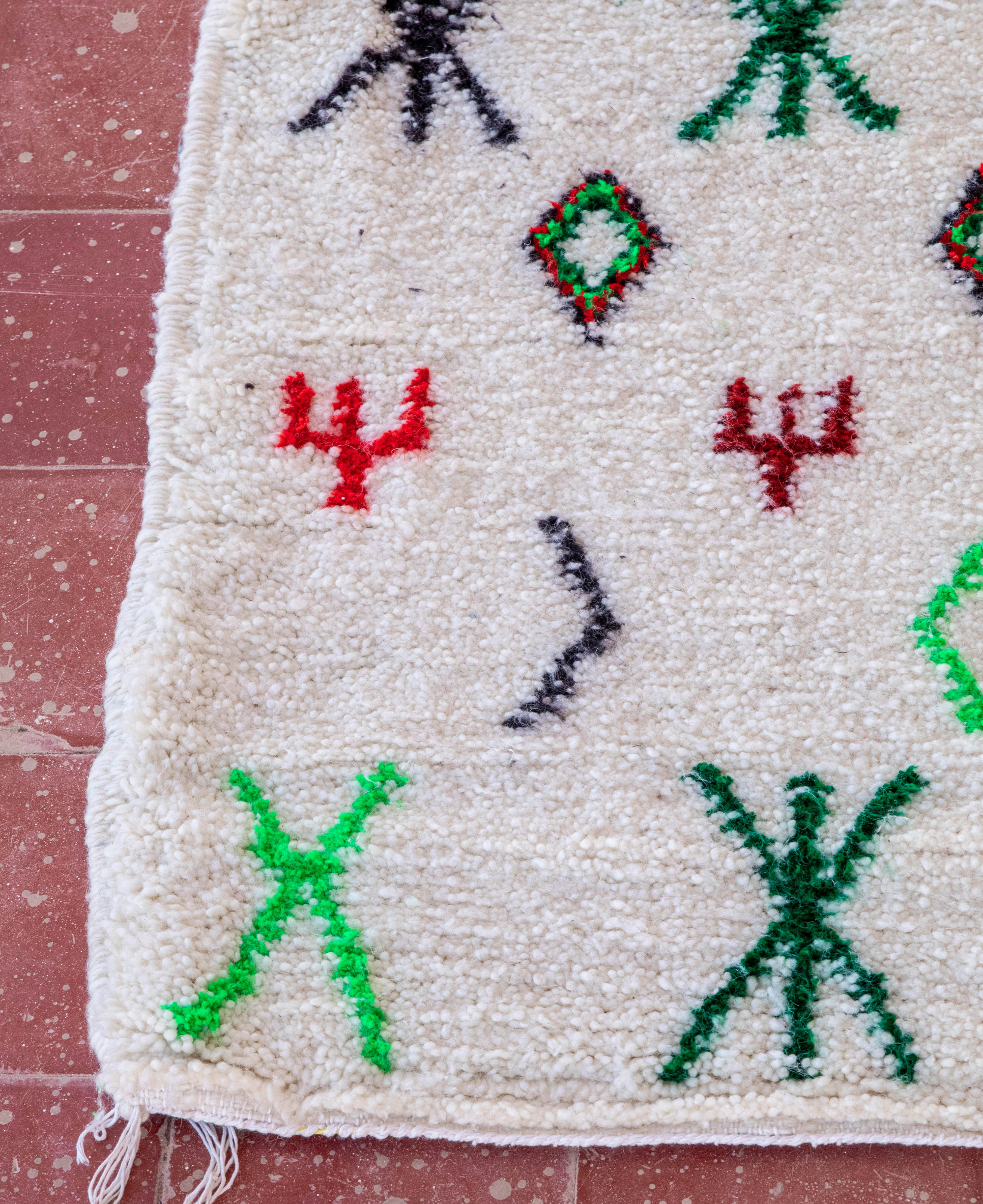 Moroccan Berber Beni Ourain Rug