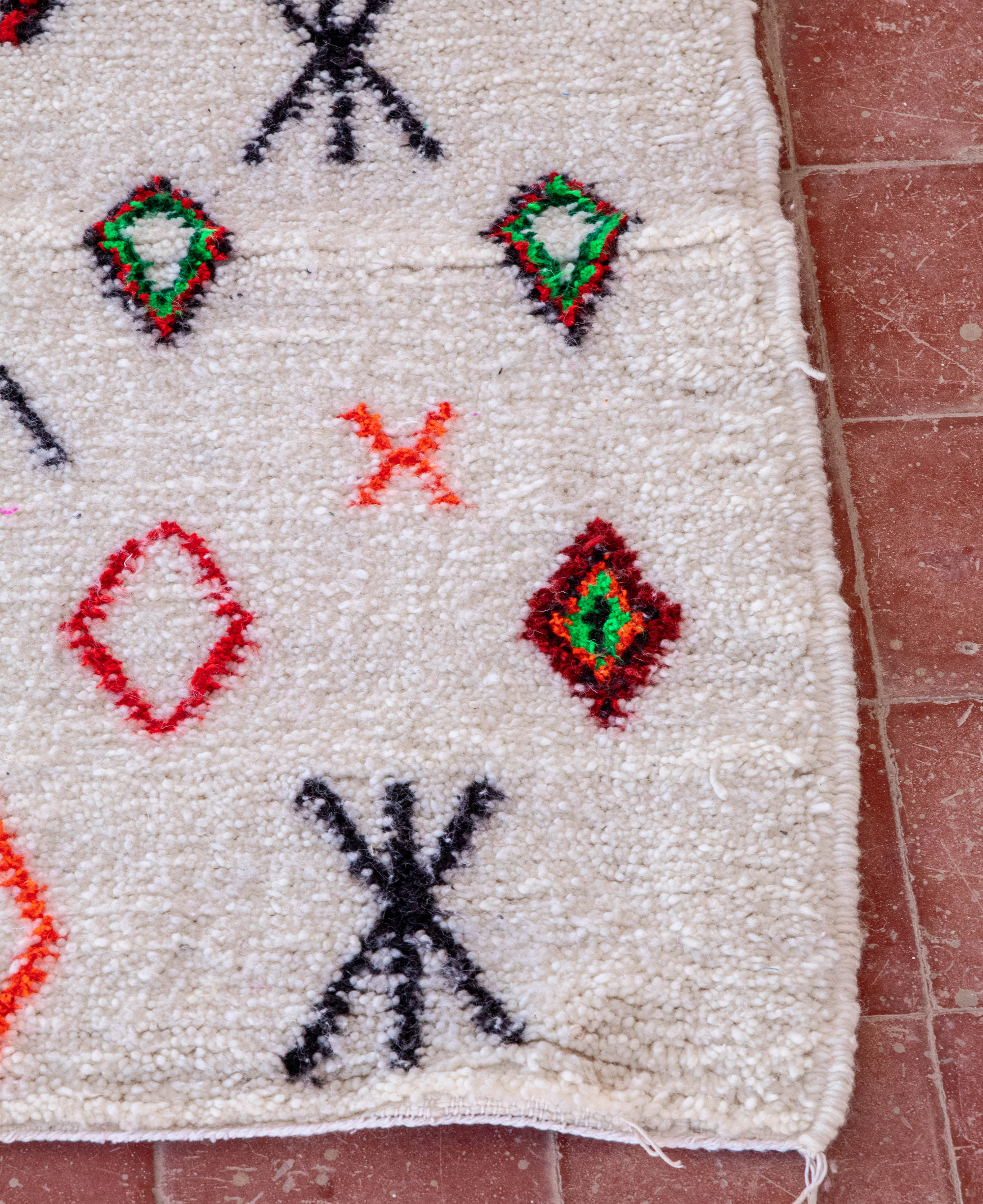 Moroccan Berber Beni Ourain Rug