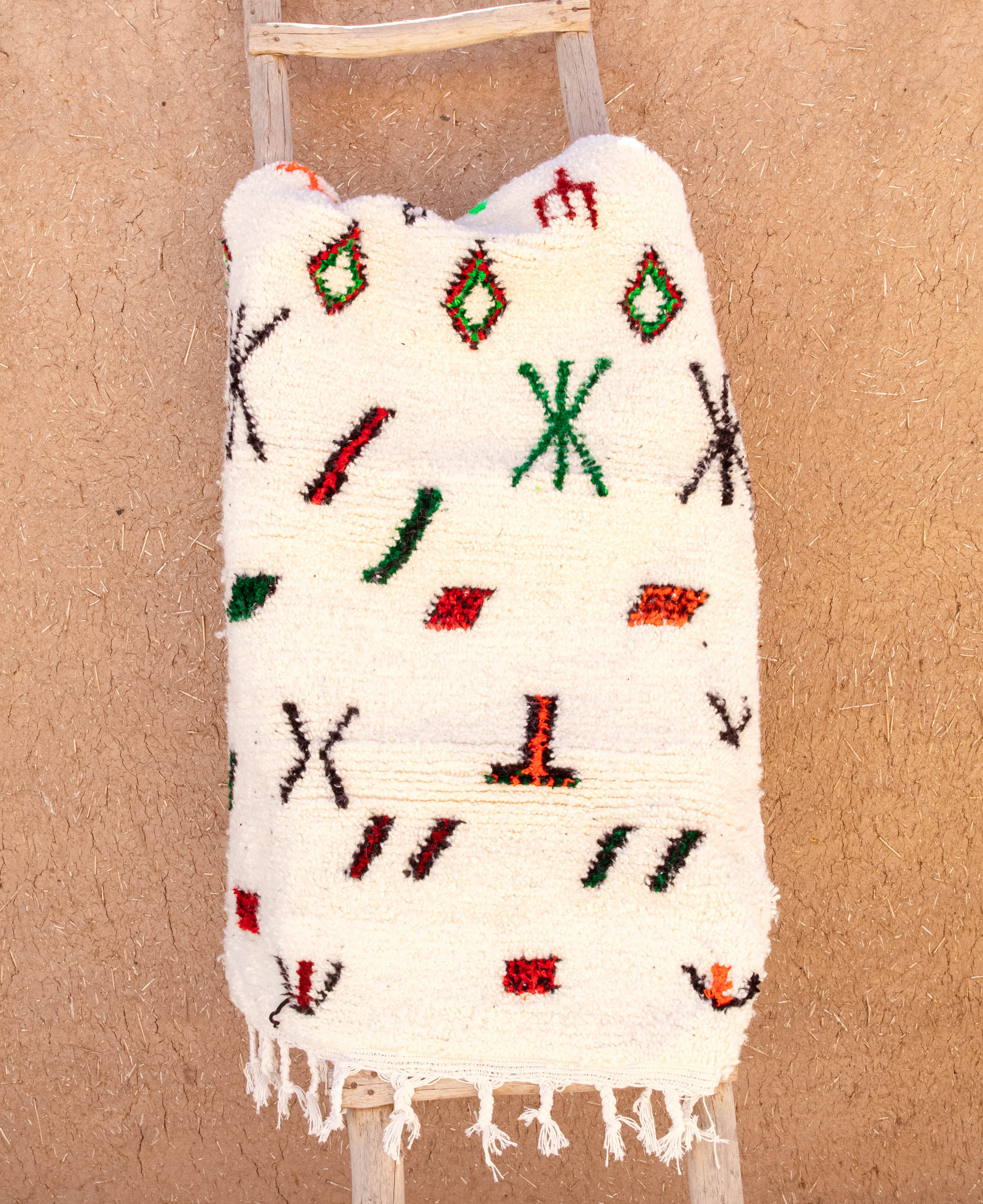 Moroccan Berber Beni Ourain Rug