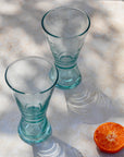 Handblown Moroccan Beldi Glass - Blue