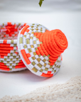Hand-Woven Moroccan Wool Pot - 025