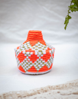 Hand-Woven Moroccan Wool Pot - 025