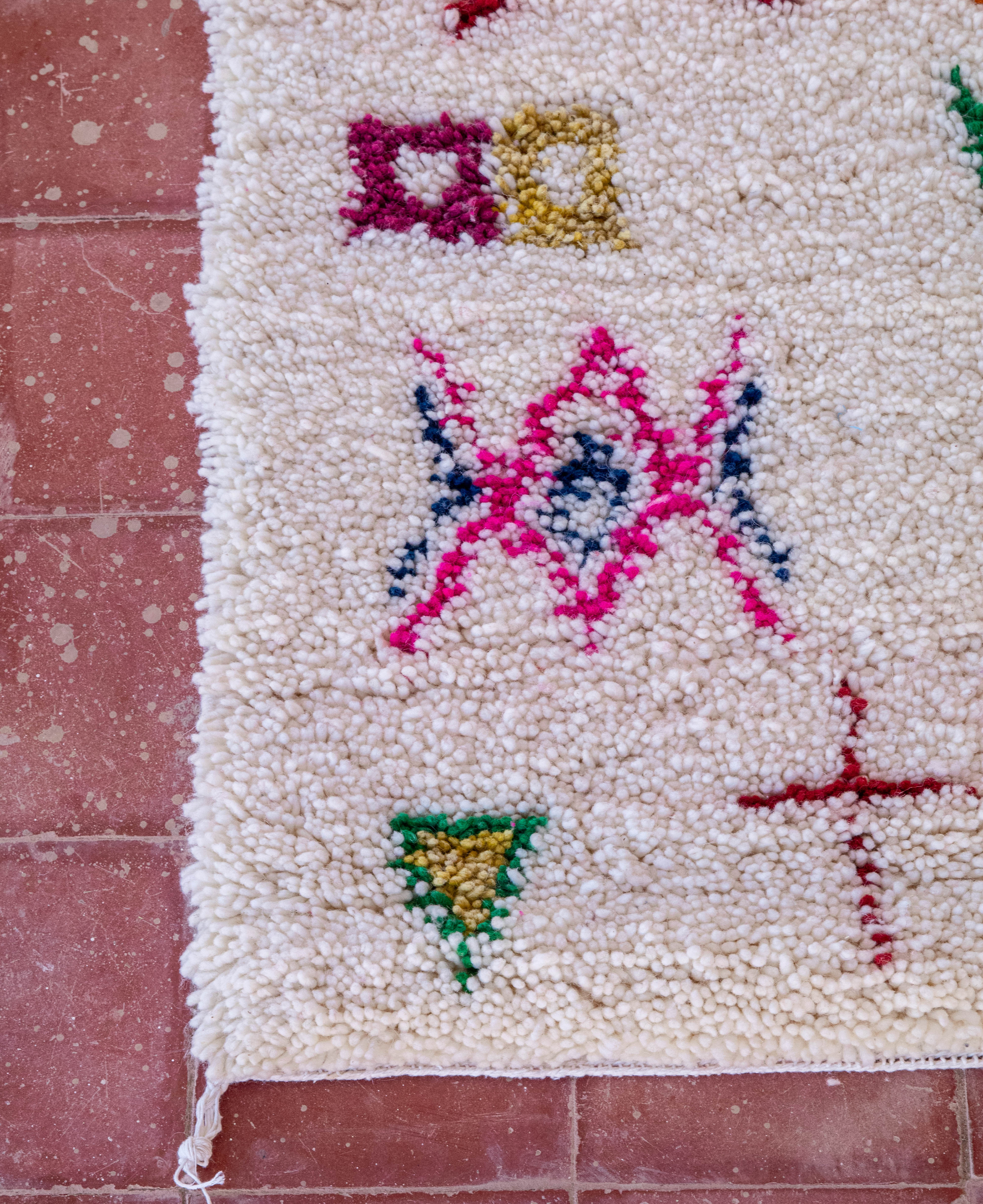 Moroccan Berber Beni Ourain Rug