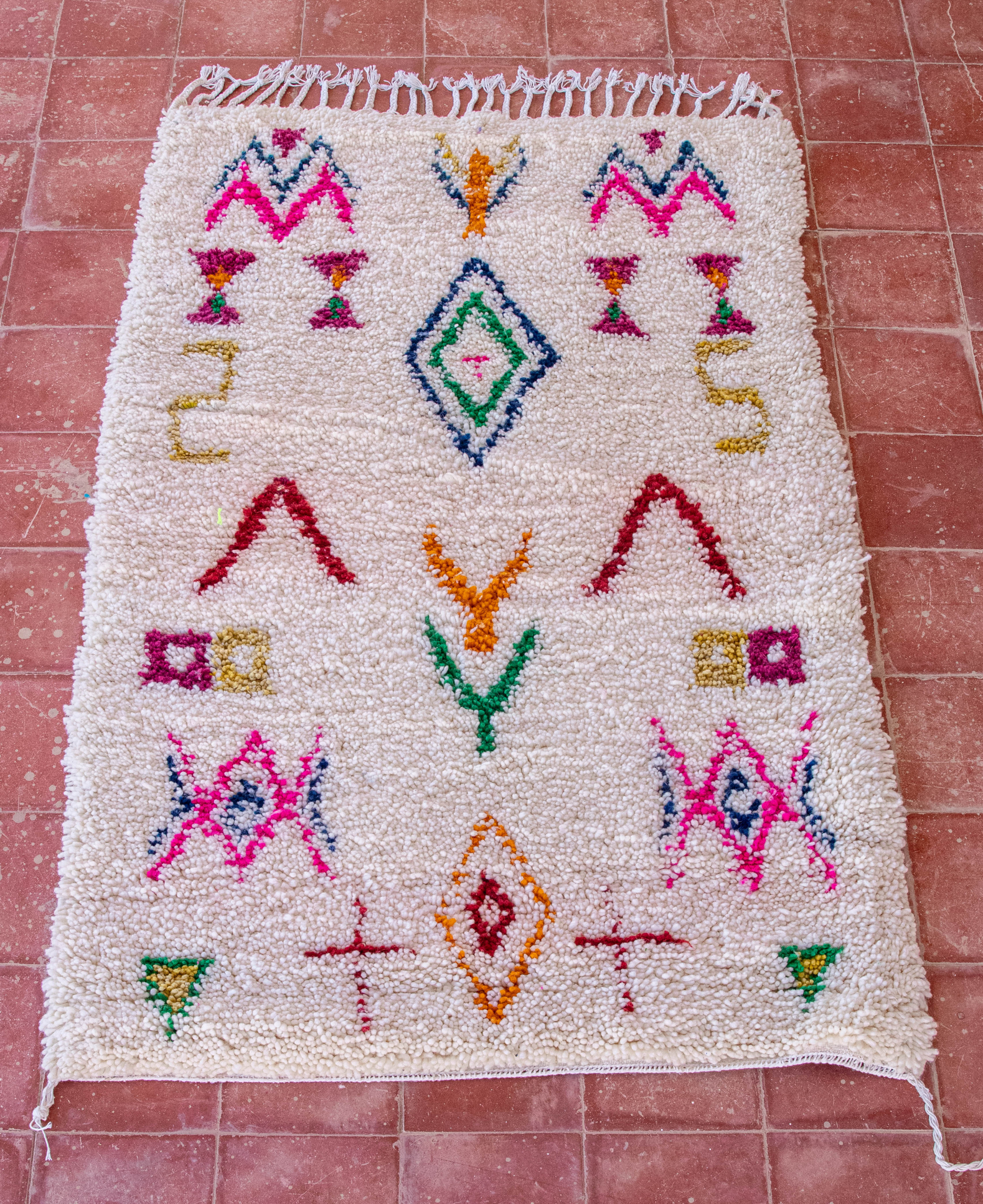 Moroccan Berber Beni Ourain Rug